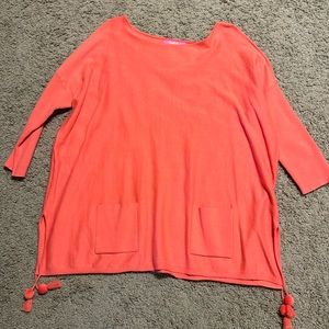 EUC Lilly Pulitzer Elba oversized tunic sweater sz L